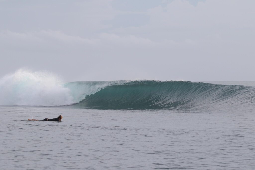 Pondering afternoon Mentawai perfection